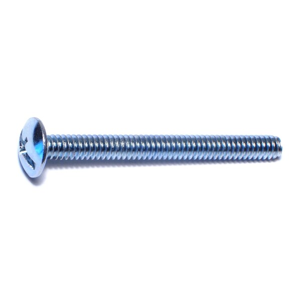 Midwest Fastener #10-24 x 2 in Combination Phillips/Slotted Truss Machine Screw, Zinc Plated Steel, 20 PK 36126 - main